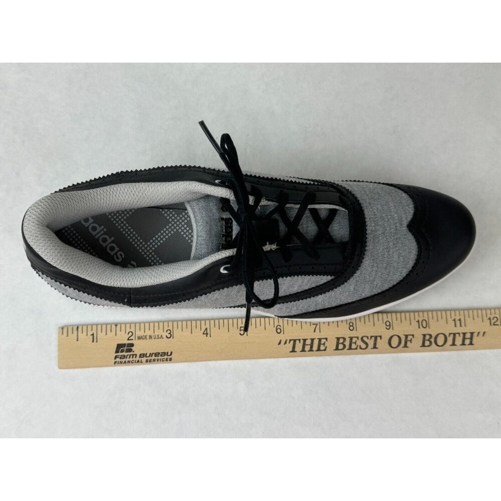 Adidas Adicross Womens Gray Black Wingtip Spikeless Golf Shoes Size 9.5 NEW - Picture 11 of 11
